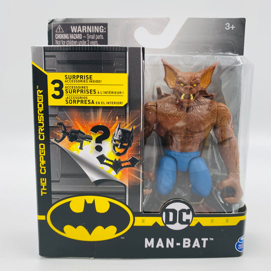 Batman The Caped Crusader Creature Chaos Man-Bat (brown fur & blue pants) (2020) Spin Master