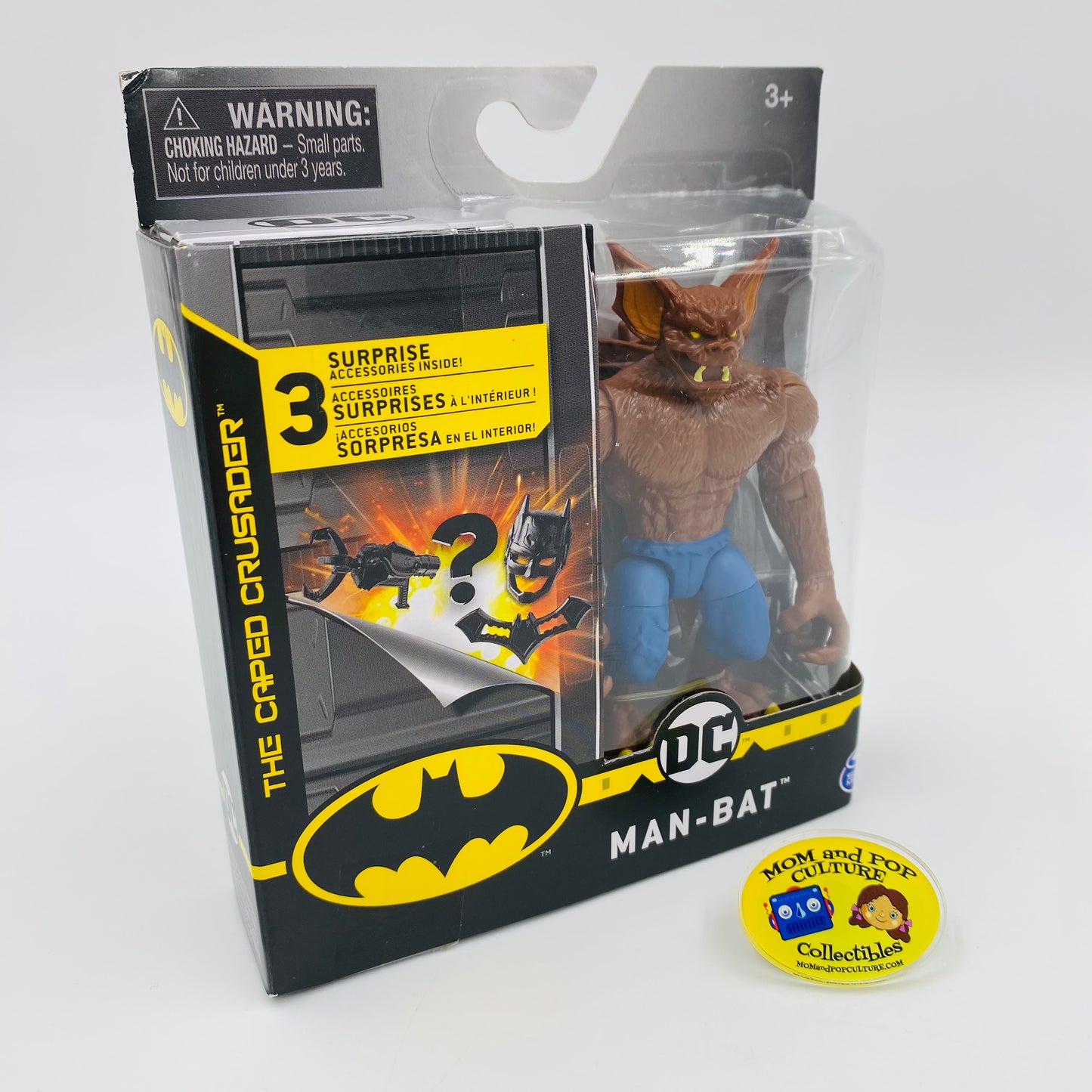 Batman The Caped Crusader Creature Chaos Man-Bat (brown fur & blue pants) (2020) Spin Master
