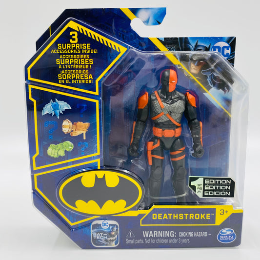 Batman Bat-Tech Deathstroke carded 4” action figure (2021) Spin Master