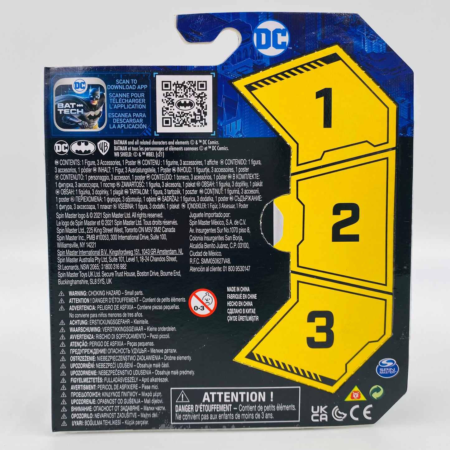 Batman Bat-Tech Deathstroke carded 4” action figure (2021) Spin Master