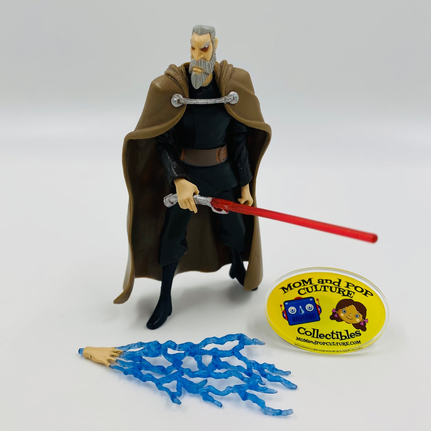 Star Wars The Clone Wars Count Dooku 3.75” loose action figure (2008) Hasbro