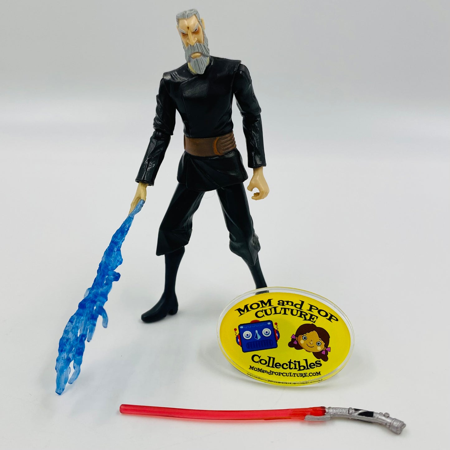 Star Wars The Clone Wars Count Dooku 3.75” loose action figure (2008) Hasbro