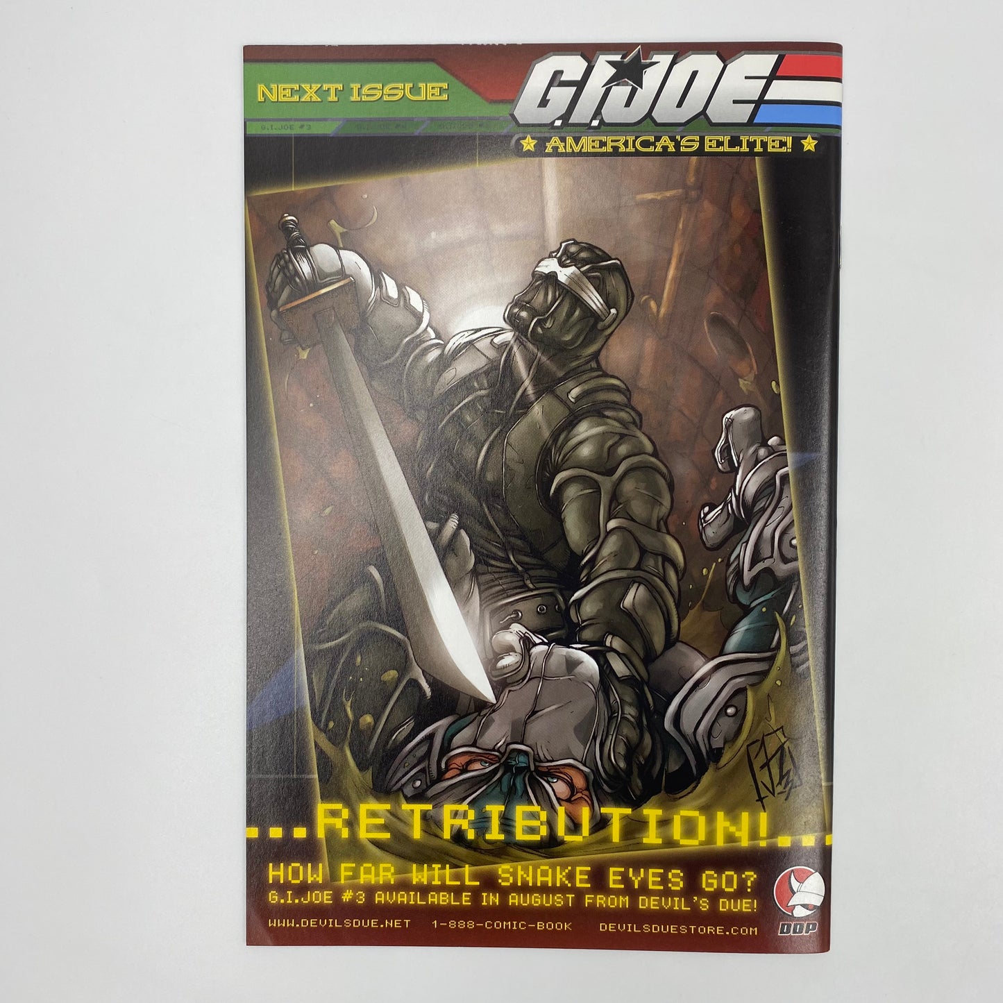 G.I. Joe America’s Elite #2 (2005) Devils Due (VF-)