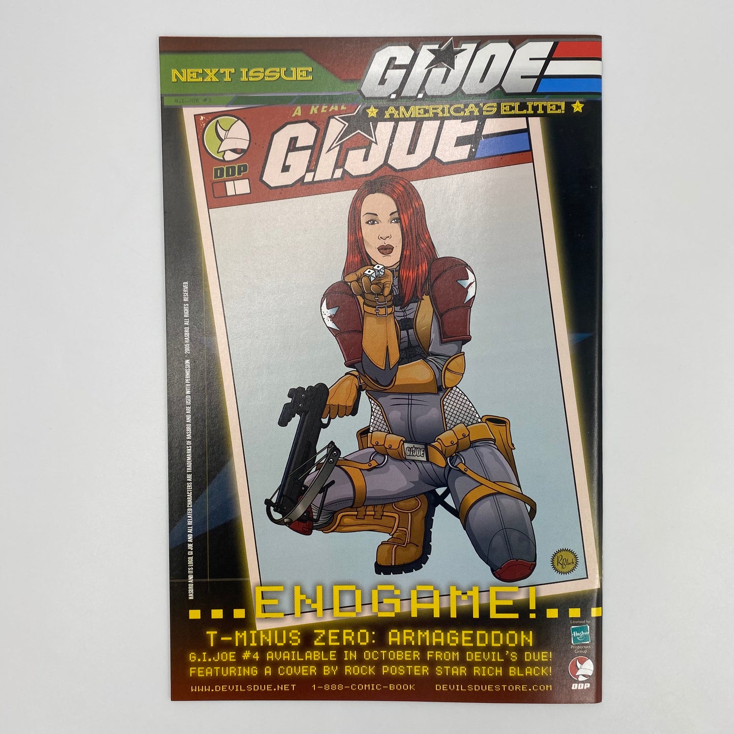 G.I. Joe America’s Elite #3 (2005) Devils Due (VF-)