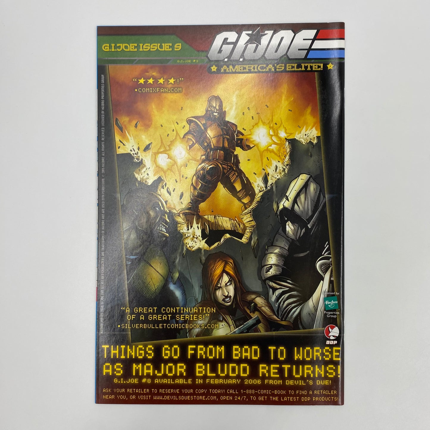 G.I. Joe America’s Elite #8 (2006) Devils Due (FN+)