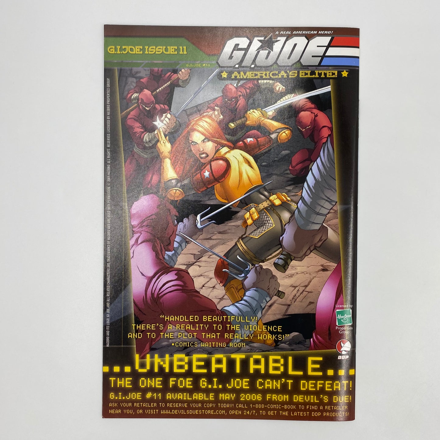 G.I. Joe America’s Elite #10 (2006) Devils Due (FN+)