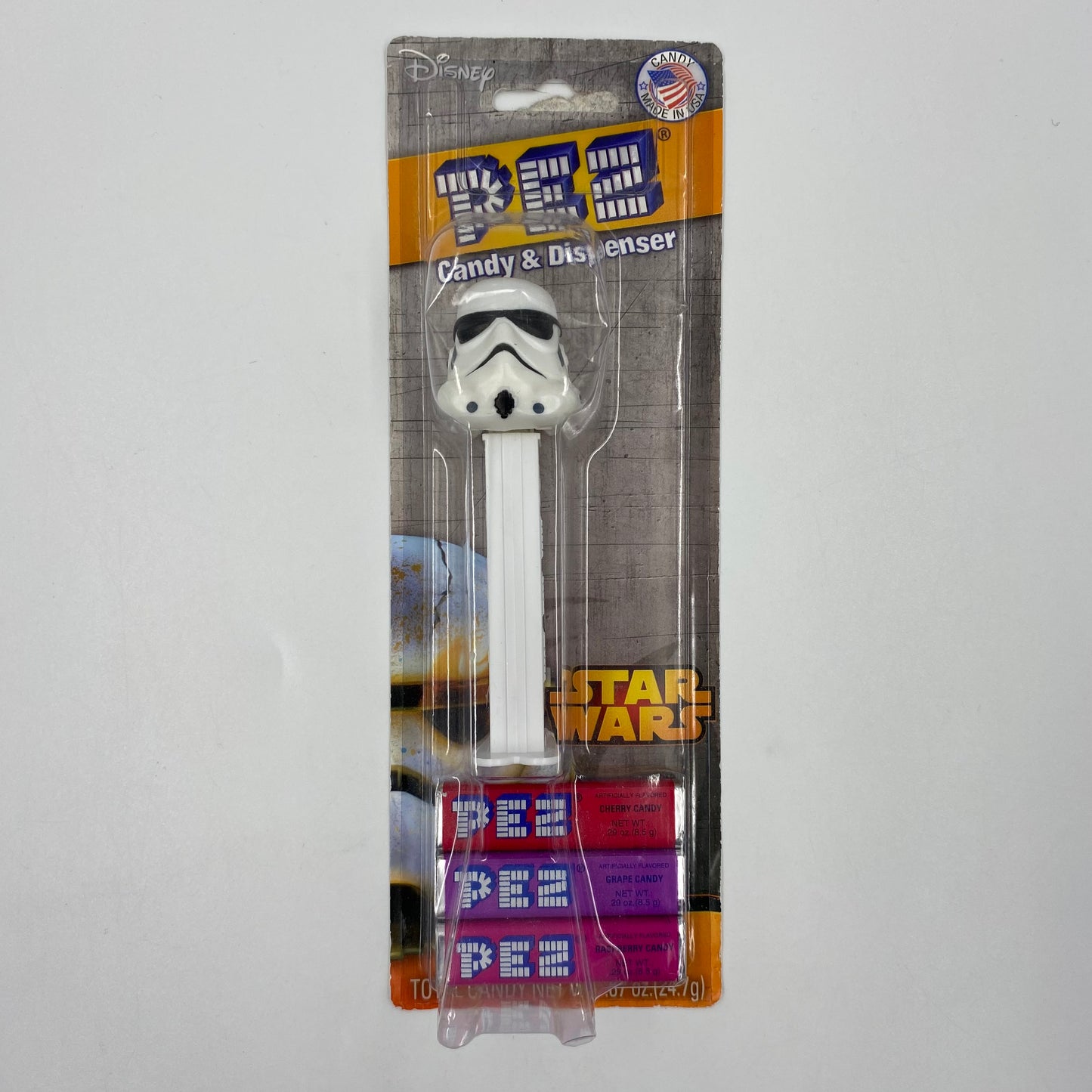 Star Wars Imperial Stormtrooper (green stripes) PEZ dispenser (2016) carded 7.5 Hungary