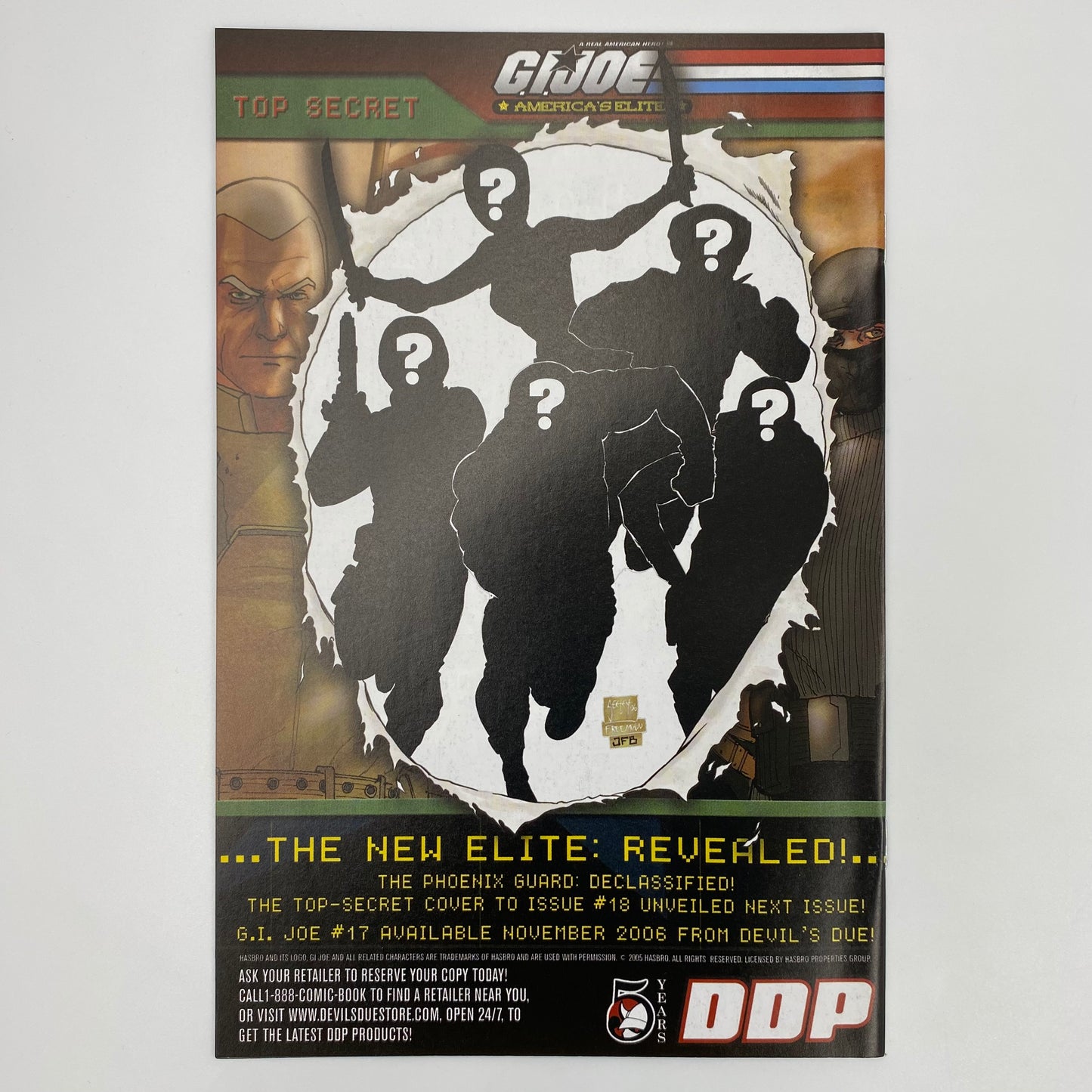 G.I. Joe America’s Elite #16 (2006) Devils Due (VF-)