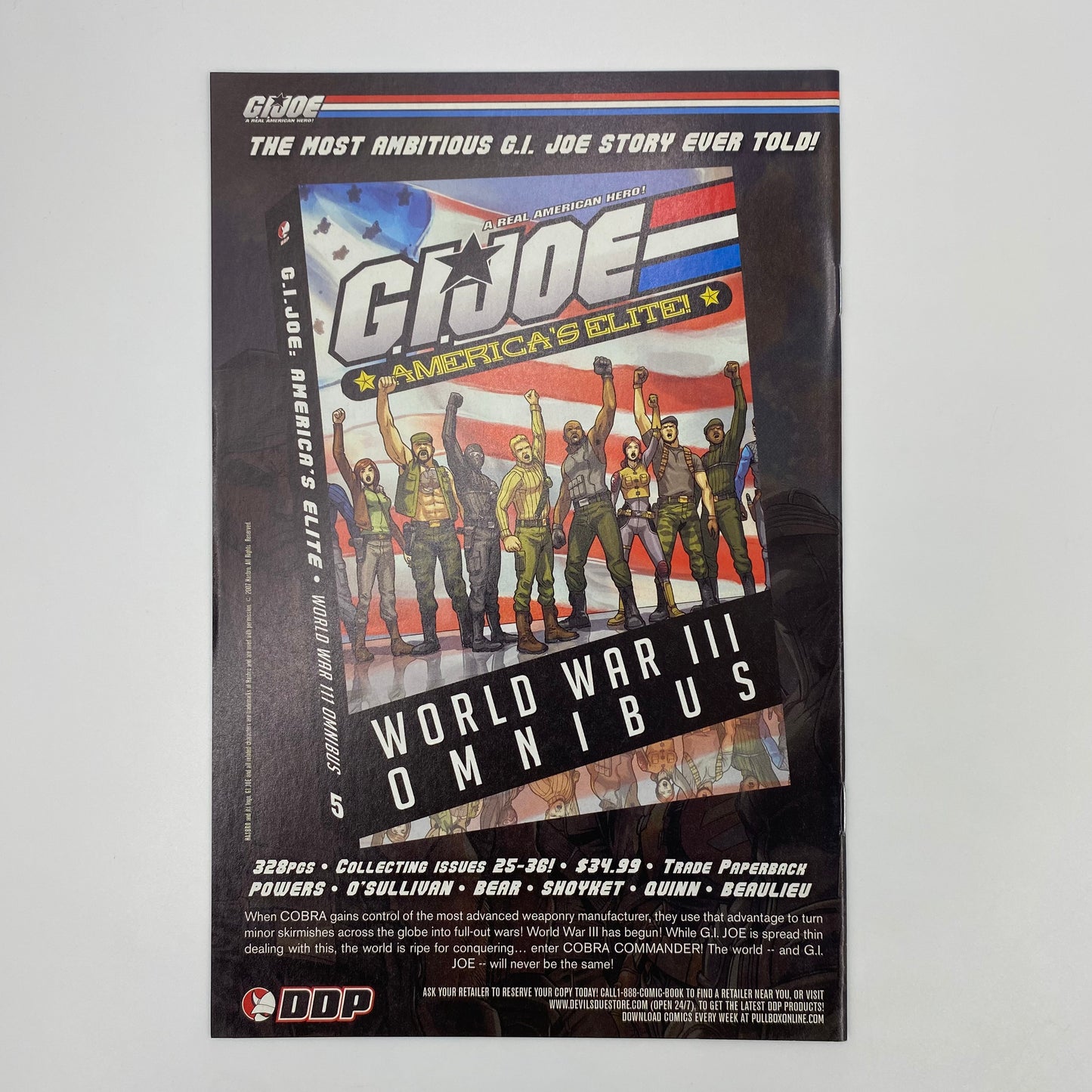 G.I. Joe America’s Elite #35 (2008) Devils Due (FN+)