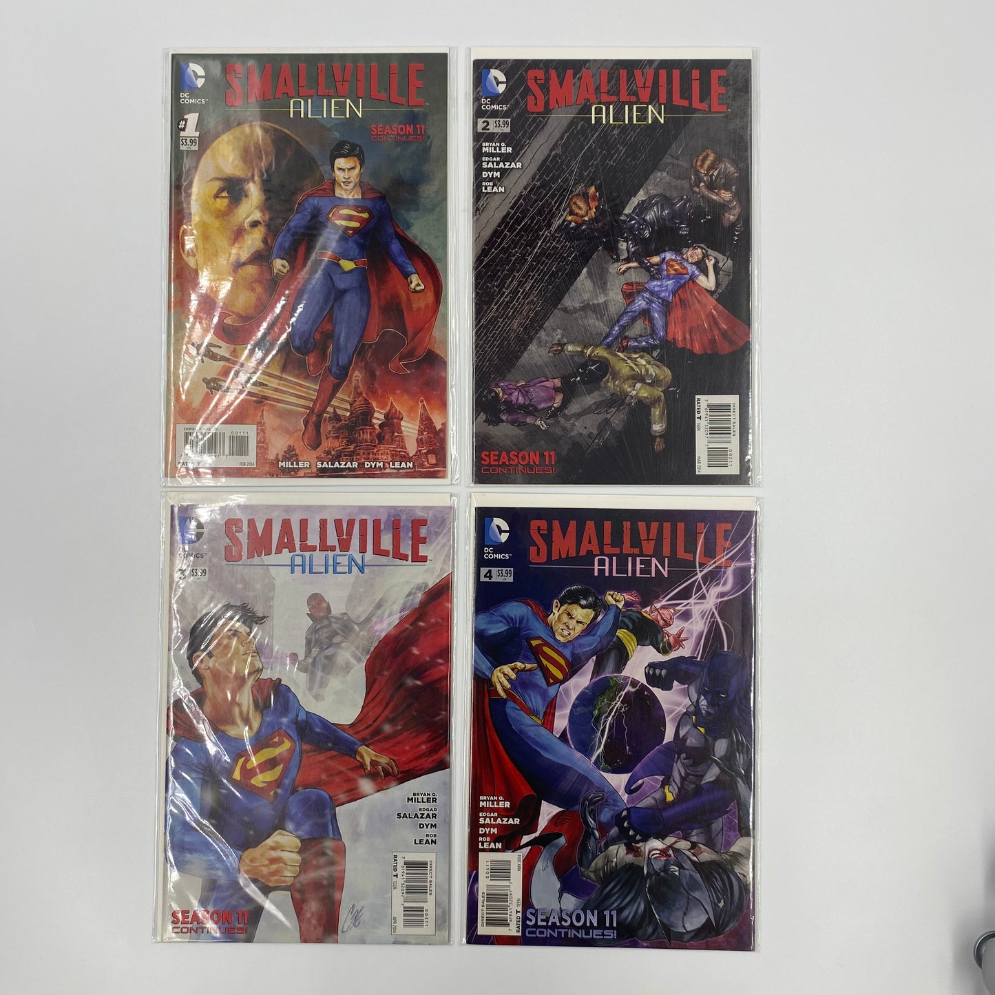 Smallville Season 11 Alien #1-4 (2014) DC (FN)