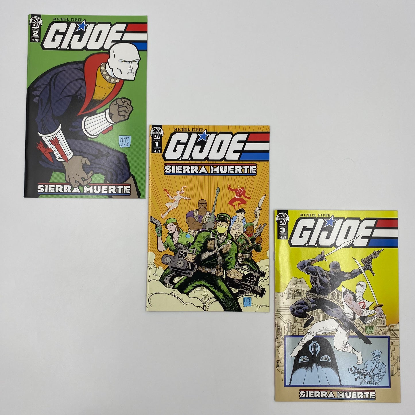 G.I. Joe Sierra Muerte #1-3 (2019) IDW (FN, FN, FN+)