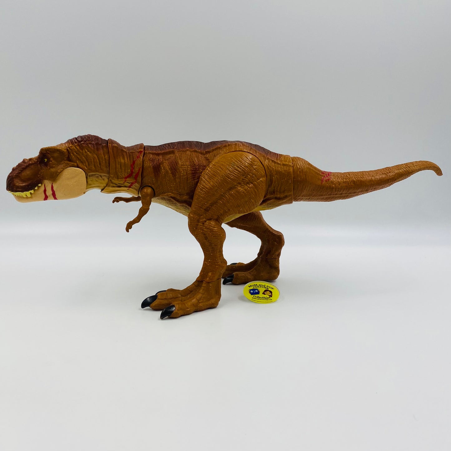 Jurassic World Tyrannosaurus Rex & Monolophosaurus (battle damage) loose action figures (2018) Mattel