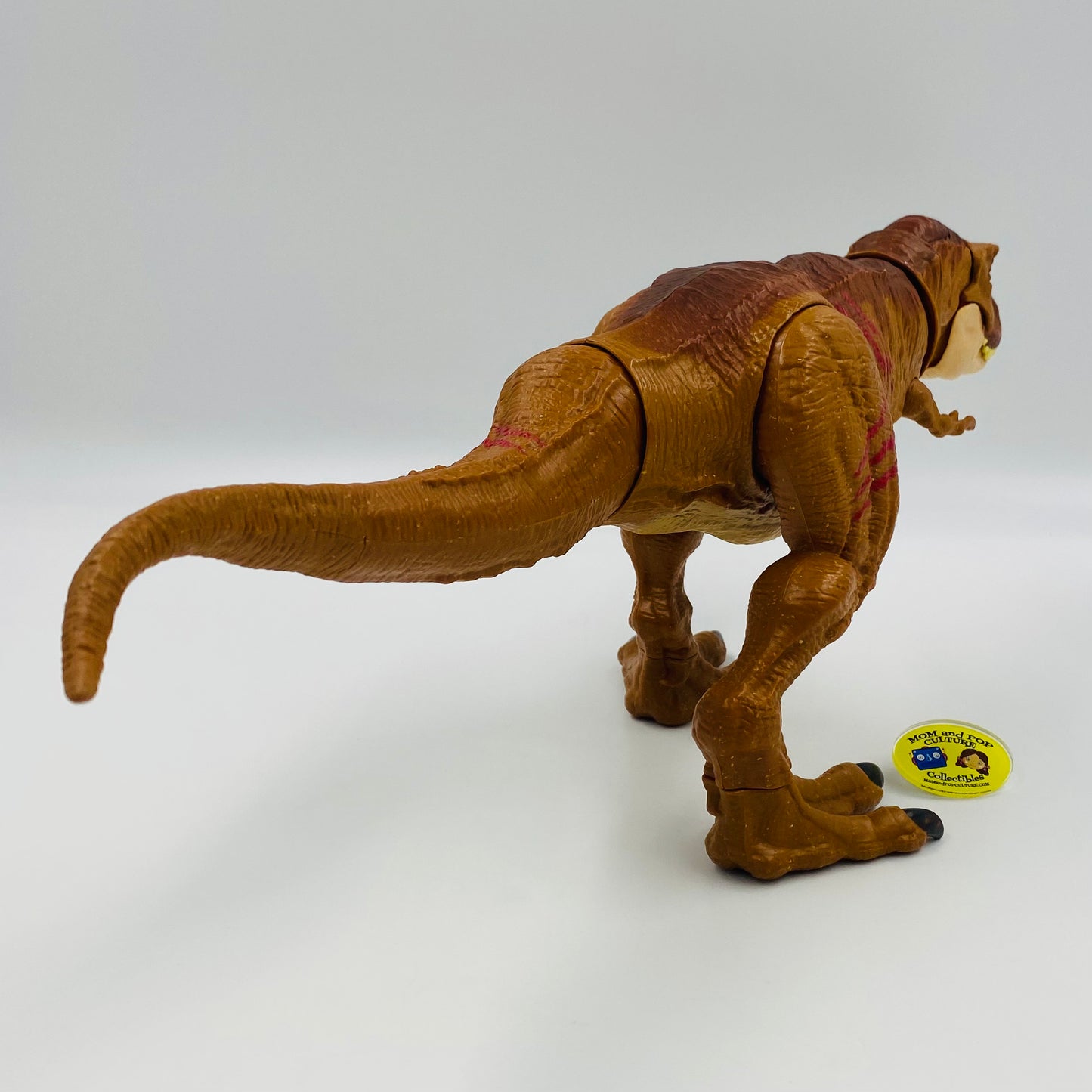 Jurassic World Tyrannosaurus Rex & Monolophosaurus (battle damage) loose action figures (2018) Mattel