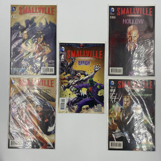 Smallville Season 11 Special #1-5, #1 Effigy, #2 Valkyrie, #3 Hollow, #4 Titans, #5 Harbinger (2013-2014) DC (FN, FN, FN, FN+, FN)