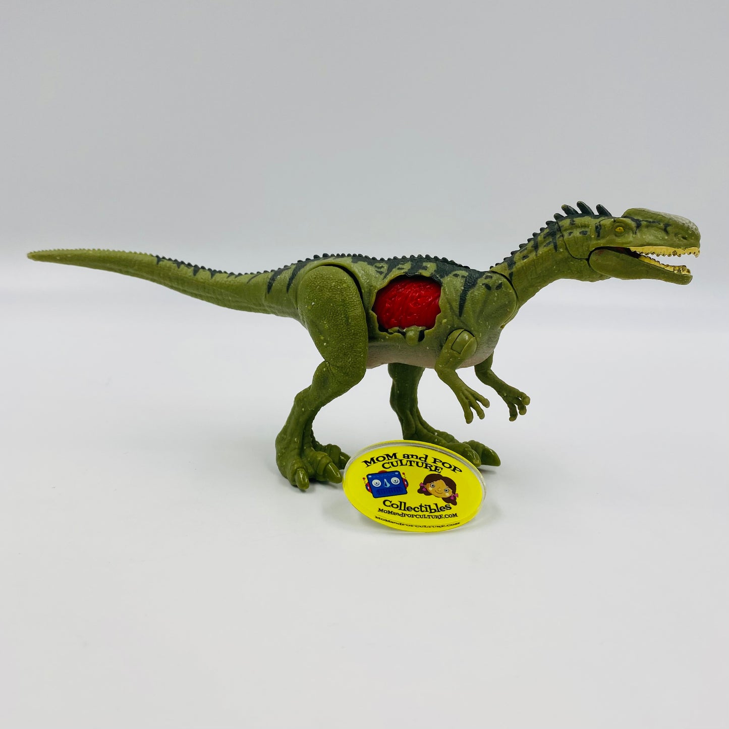 Jurassic World Tyrannosaurus Rex & Monolophosaurus (battle damage) loose action figures (2018) Mattel
