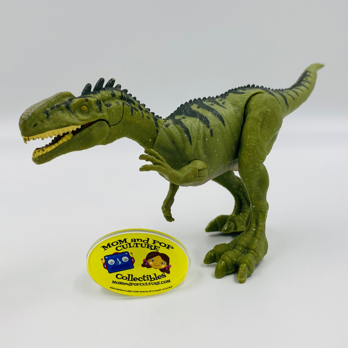 Jurassic World Tyrannosaurus Rex & Monolophosaurus (battle damage) loose action figures (2018) Mattel