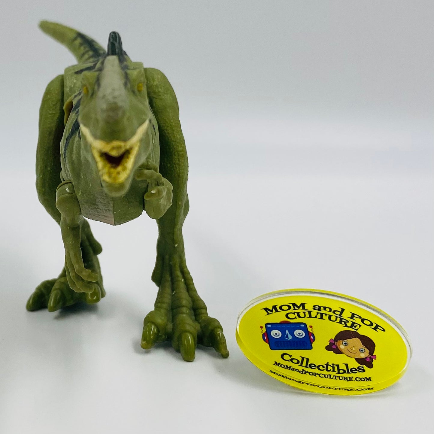 Jurassic World Tyrannosaurus Rex & Monolophosaurus (battle damage) loose action figures (2018) Mattel