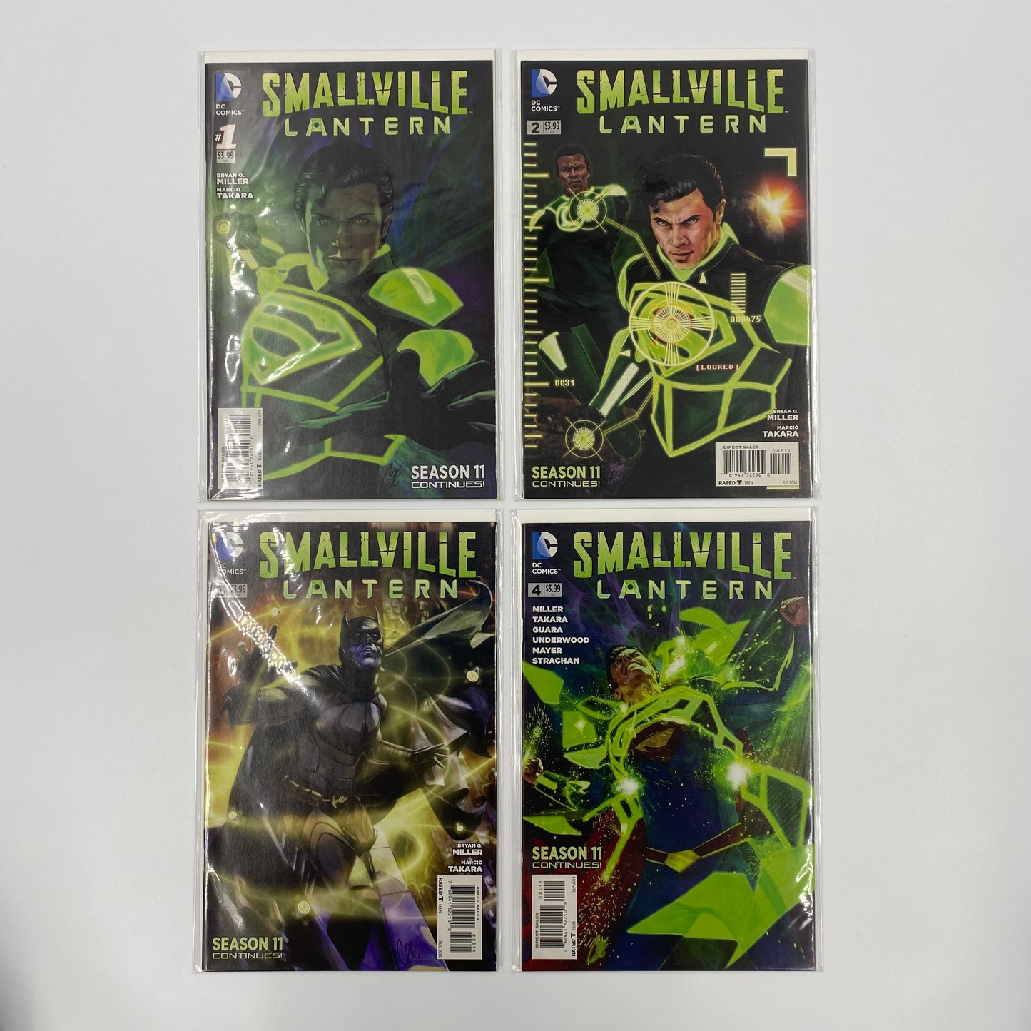 Smallville Season 11 Lantern #1-4 (2014) DC (FN to VF)