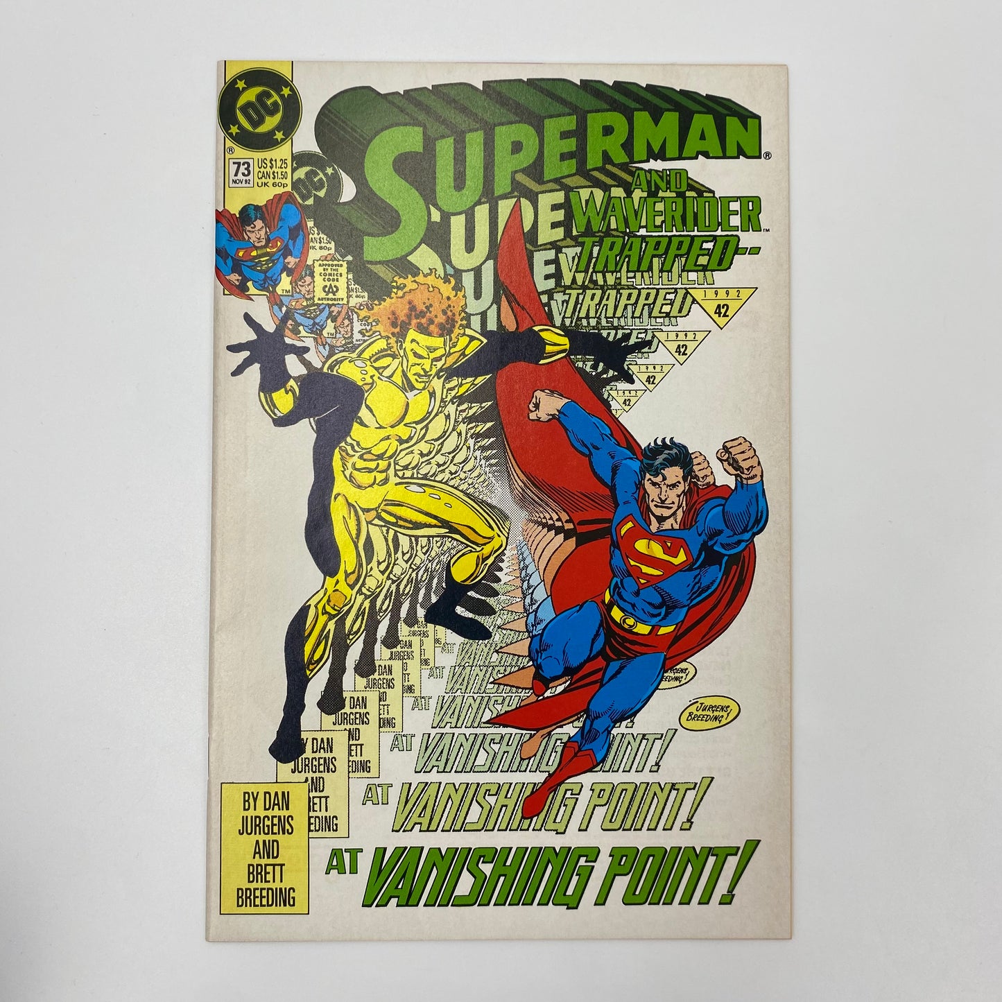 Superman #73 Doomsday prologue (1992) DC (VF)