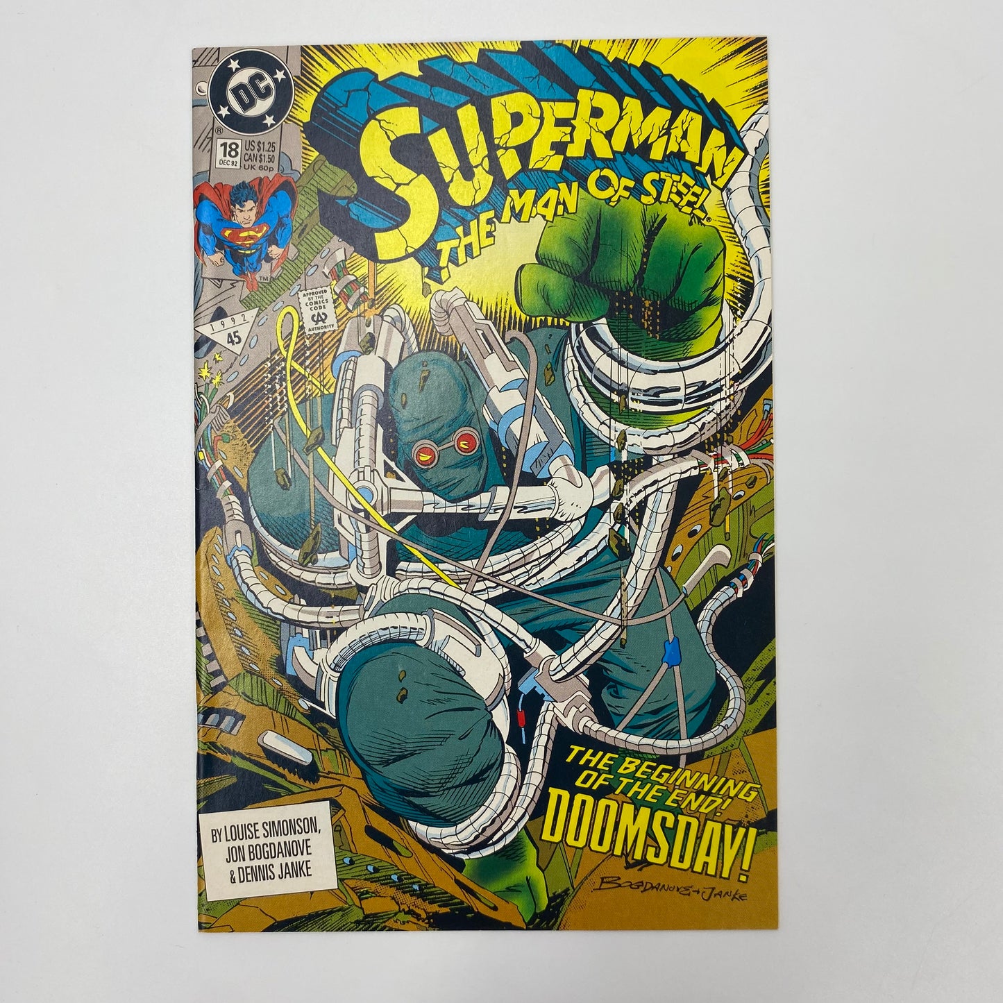 Superman The Man of Steel #18 Doomsday part 1 (1993) DC (VG)
