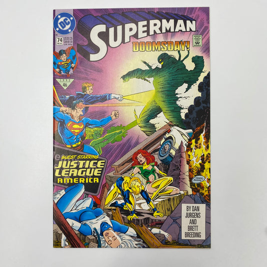Superman #74 Doomsday part 3 (1992) DC (FN+)