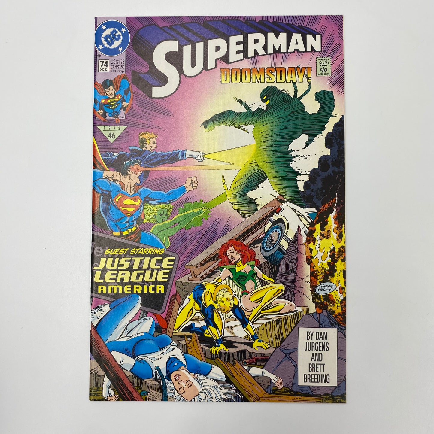 Superman #74 Doomsday part 3 (1992) DC (NM)