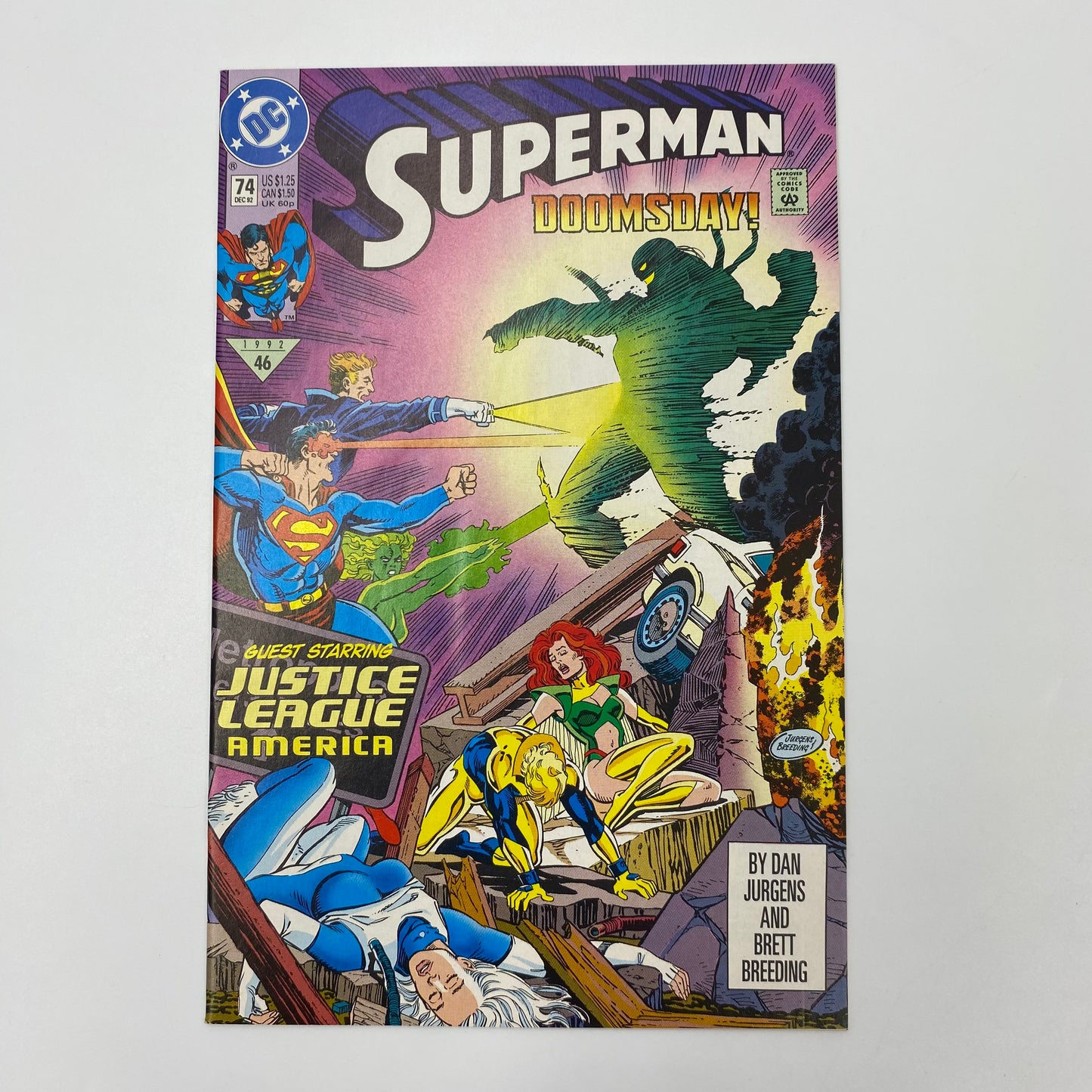 Superman #74 Doomsday part 3 (1992) DC (FN-)