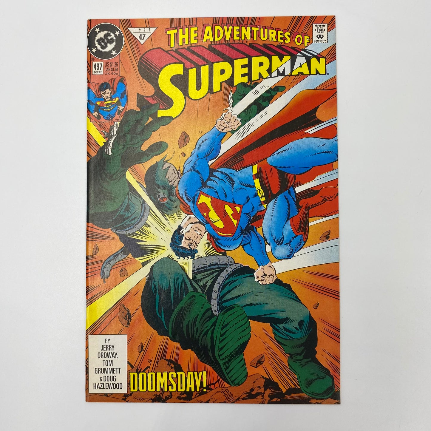 The Adventures of Superman #497 Doomsday part 4 (1992) DC (VF+)