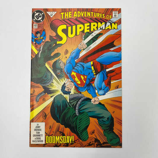 The Adventures of Superman #497 Doomsday part 4 (1992) DC (NM)