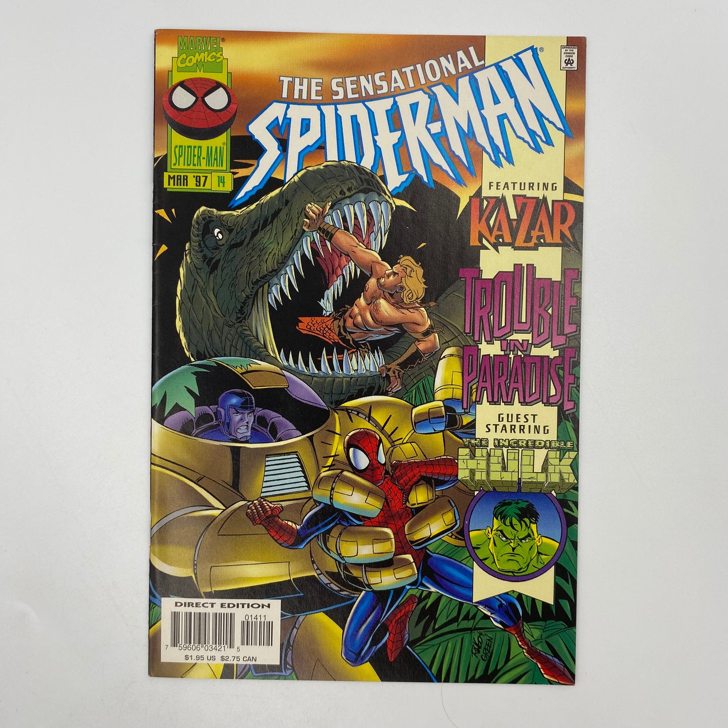 Sensational Spider-Man #13-15 “Savage Land Saga” (1997) Marvel