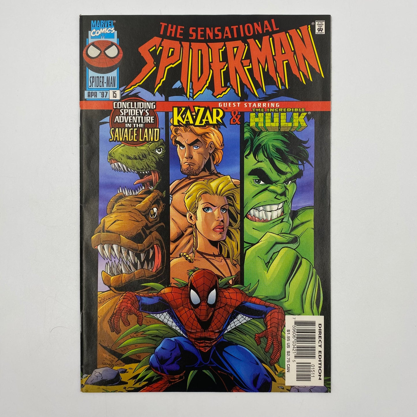 Sensational Spider-Man #13-15 “Savage Land Saga” (1997) Marvel