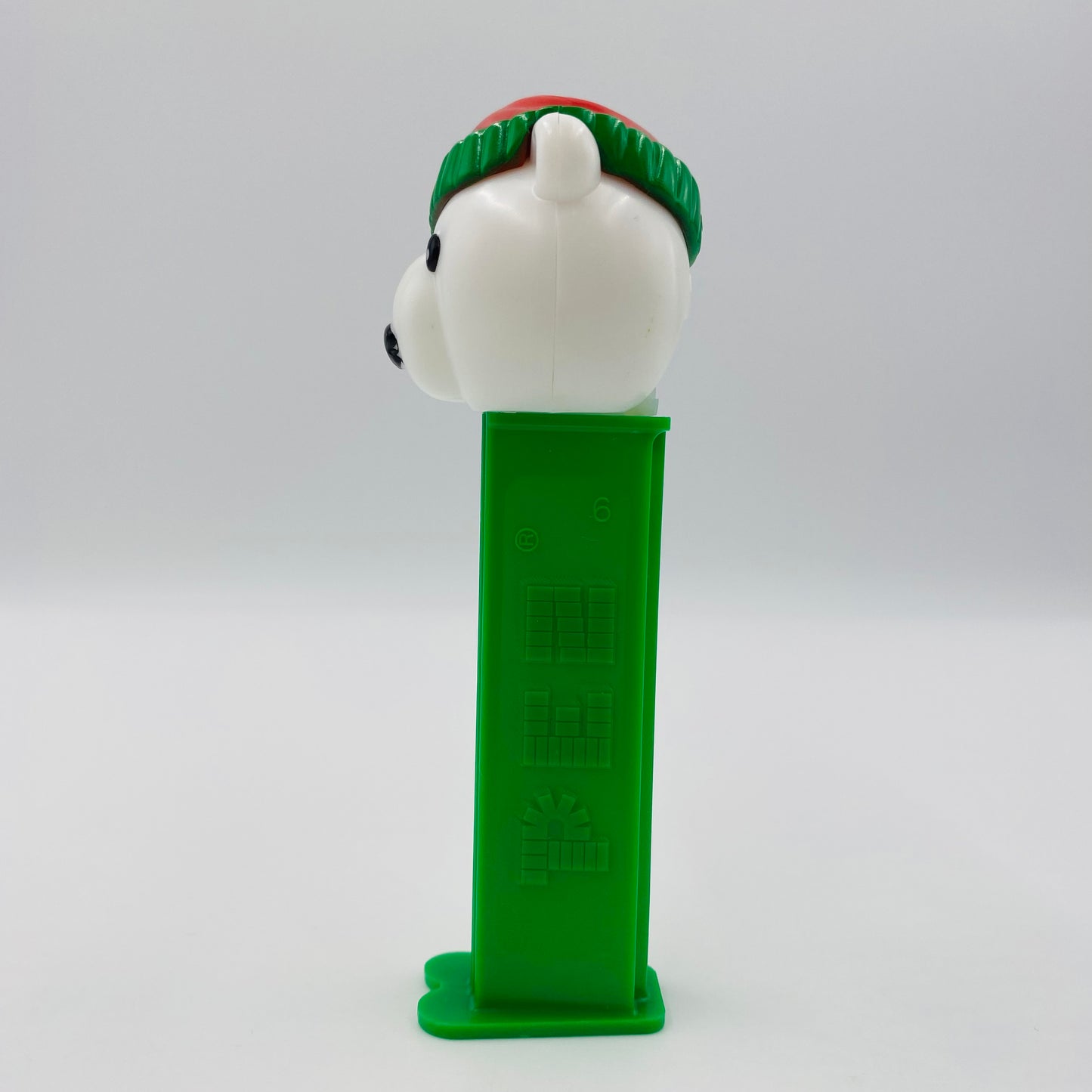 Christmas Winter Polar Bear with Winter Hat PEZ dispenser (2009) loose 5.9 China