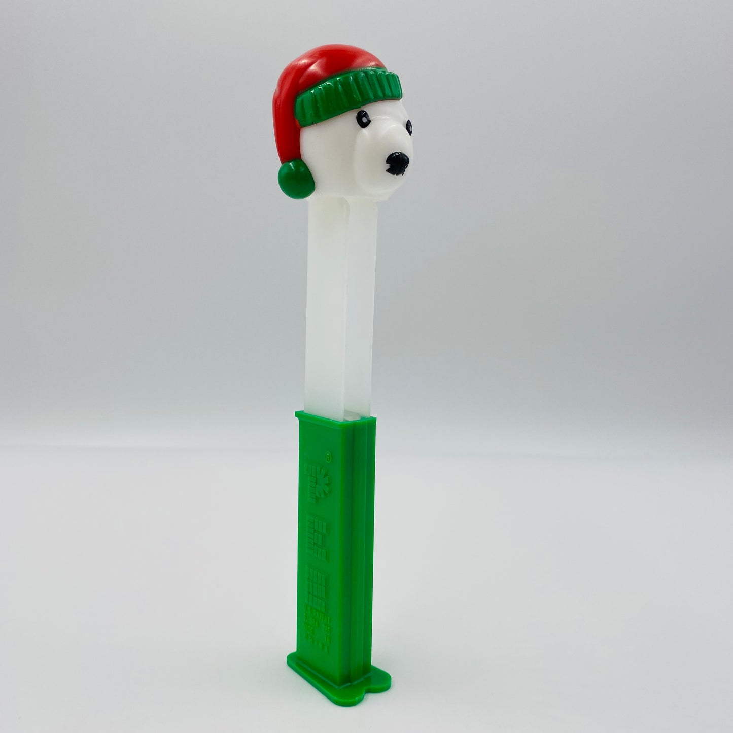 Christmas Winter Polar Bear with Winter Hat PEZ dispenser (2009) loose 5.9 China