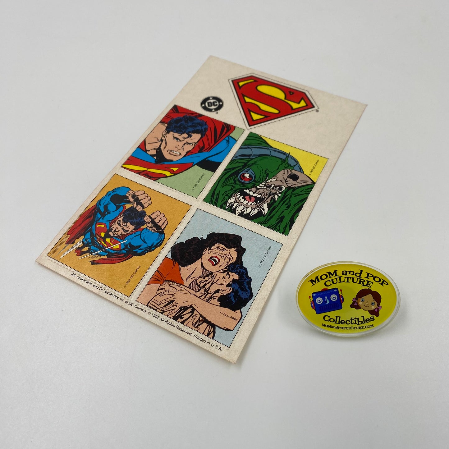 Superman #75 Full-Color Commemorative Stamps (1993) DC