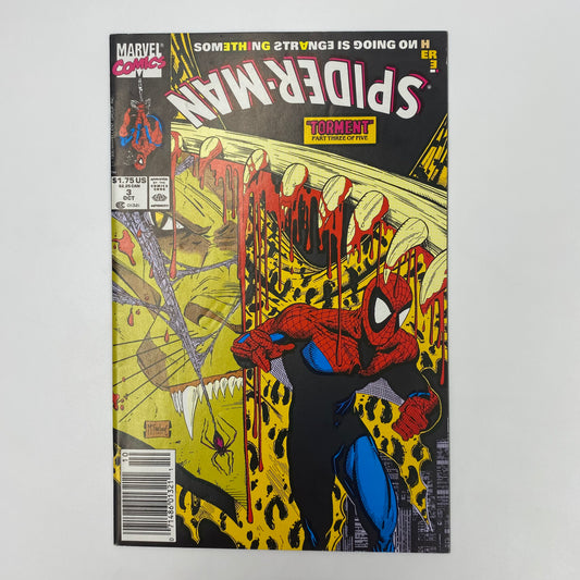 Spider-Man #3 newsstand edition (1990) Marvel (FN-)
