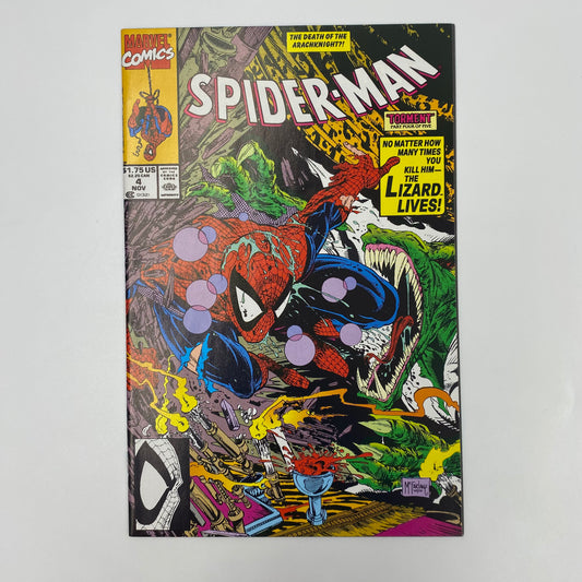 Spider-Man #4 direct edition (1990) Marvel (FN-)
