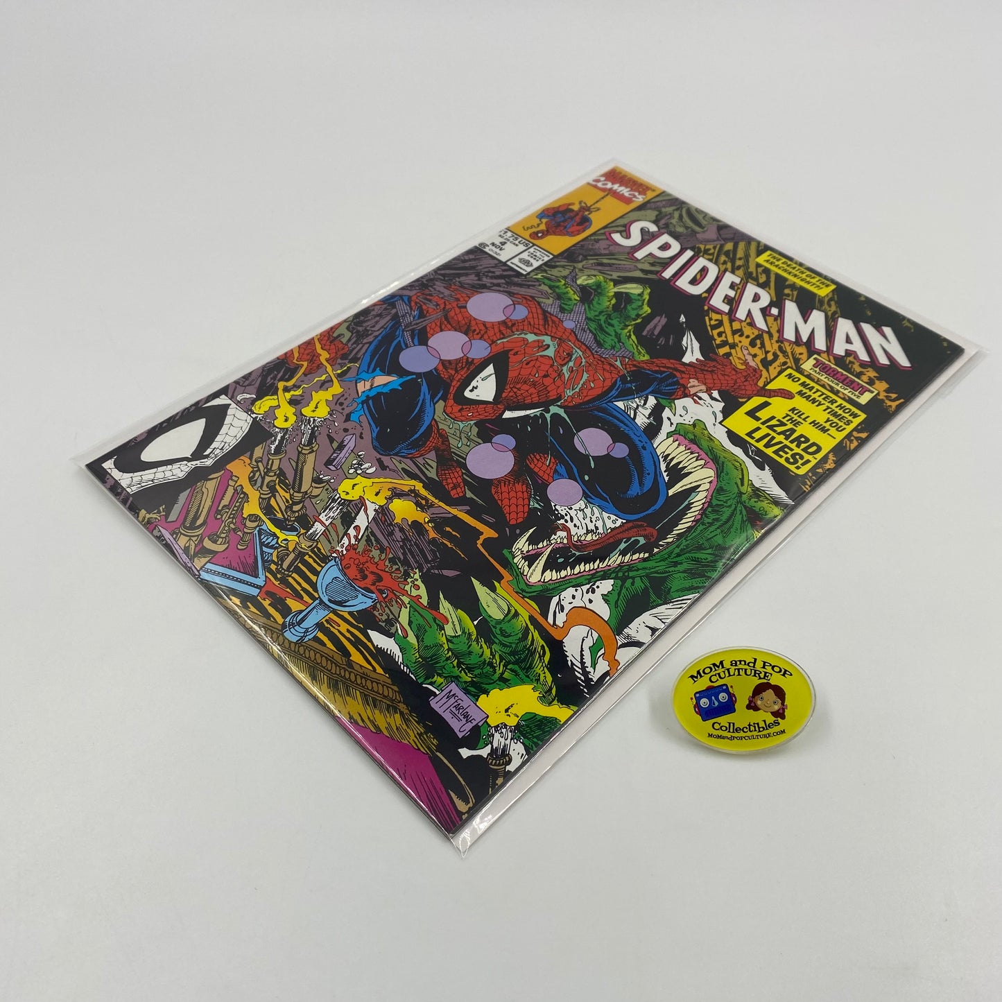 Spider-Man #4 direct edition (1990) Marvel (FN-)