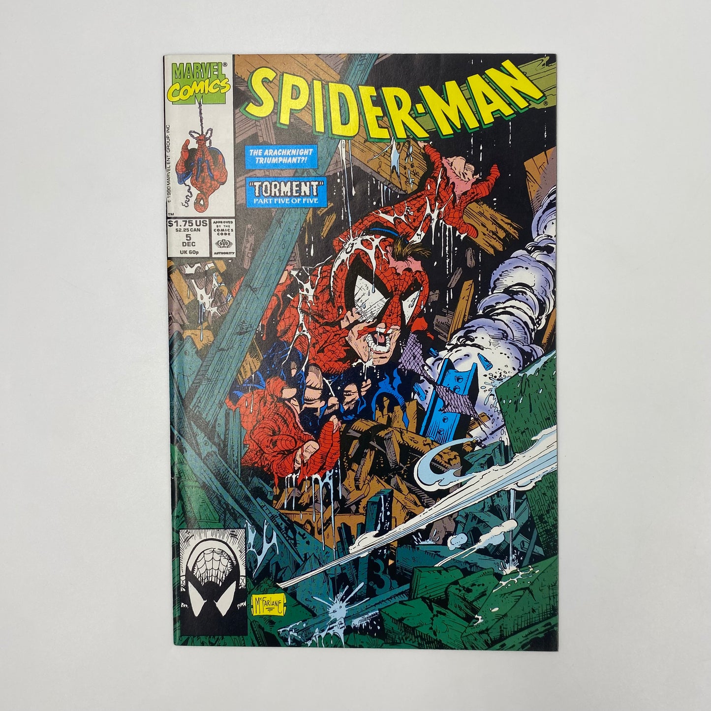 Spider-Man #5 direct edition (1990) Marvel (VG+)