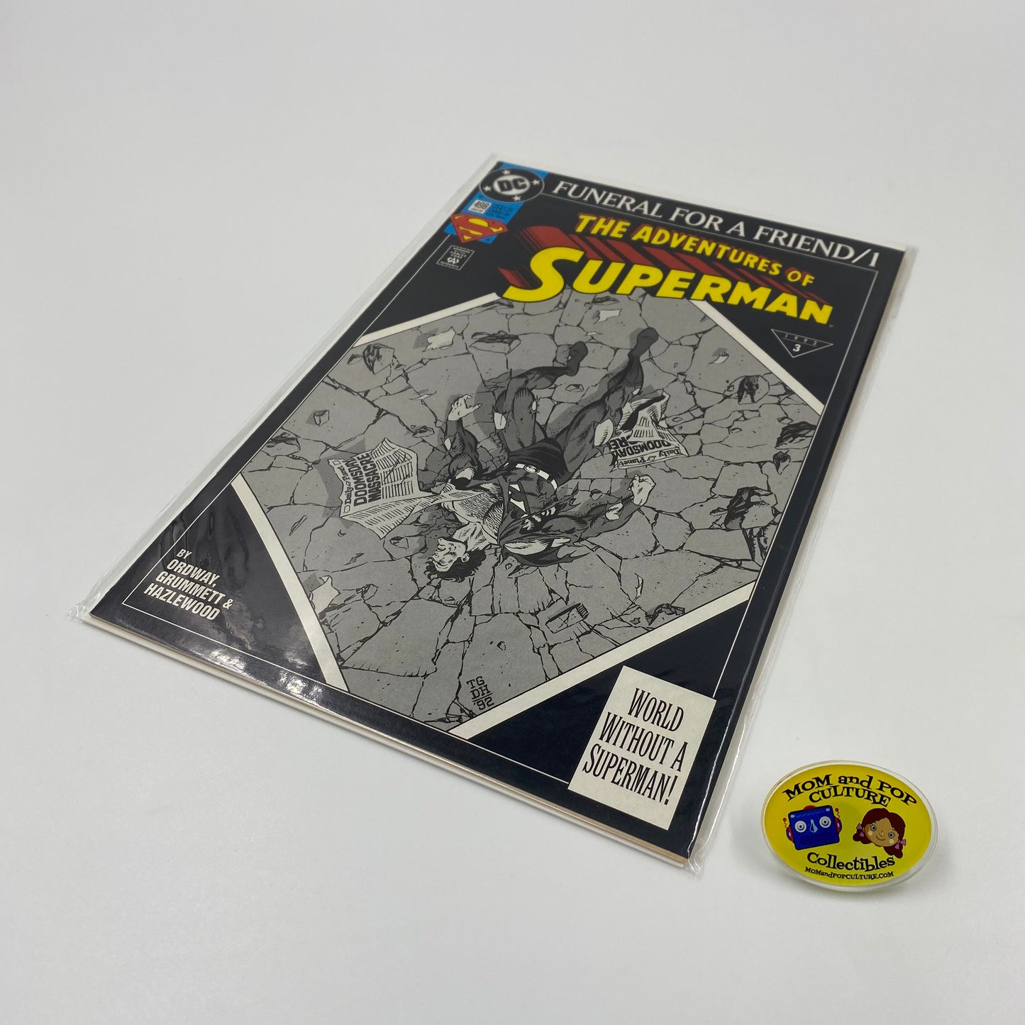 The Adventures of Superman #498 Funeral for a Friend part 1 (1993) DC (FN+)