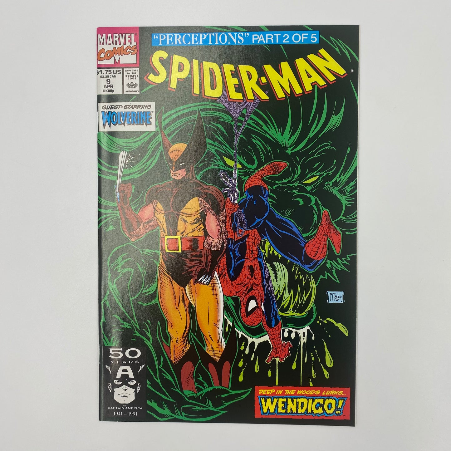 Spider-Man #8-12 “Perceptions” (1991) Marvel (VF, VF, VF, VF, VF-)