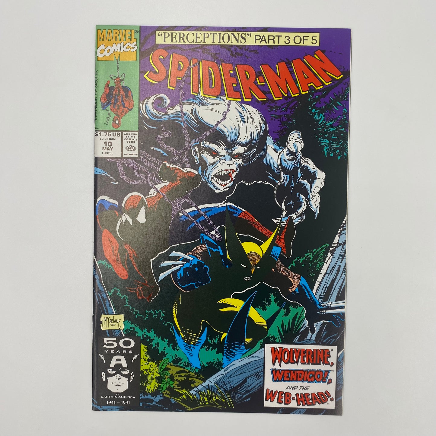 Spider-Man #8-12 “Perceptions” (1991) Marvel (VF, VF, VF, VF, VF-)