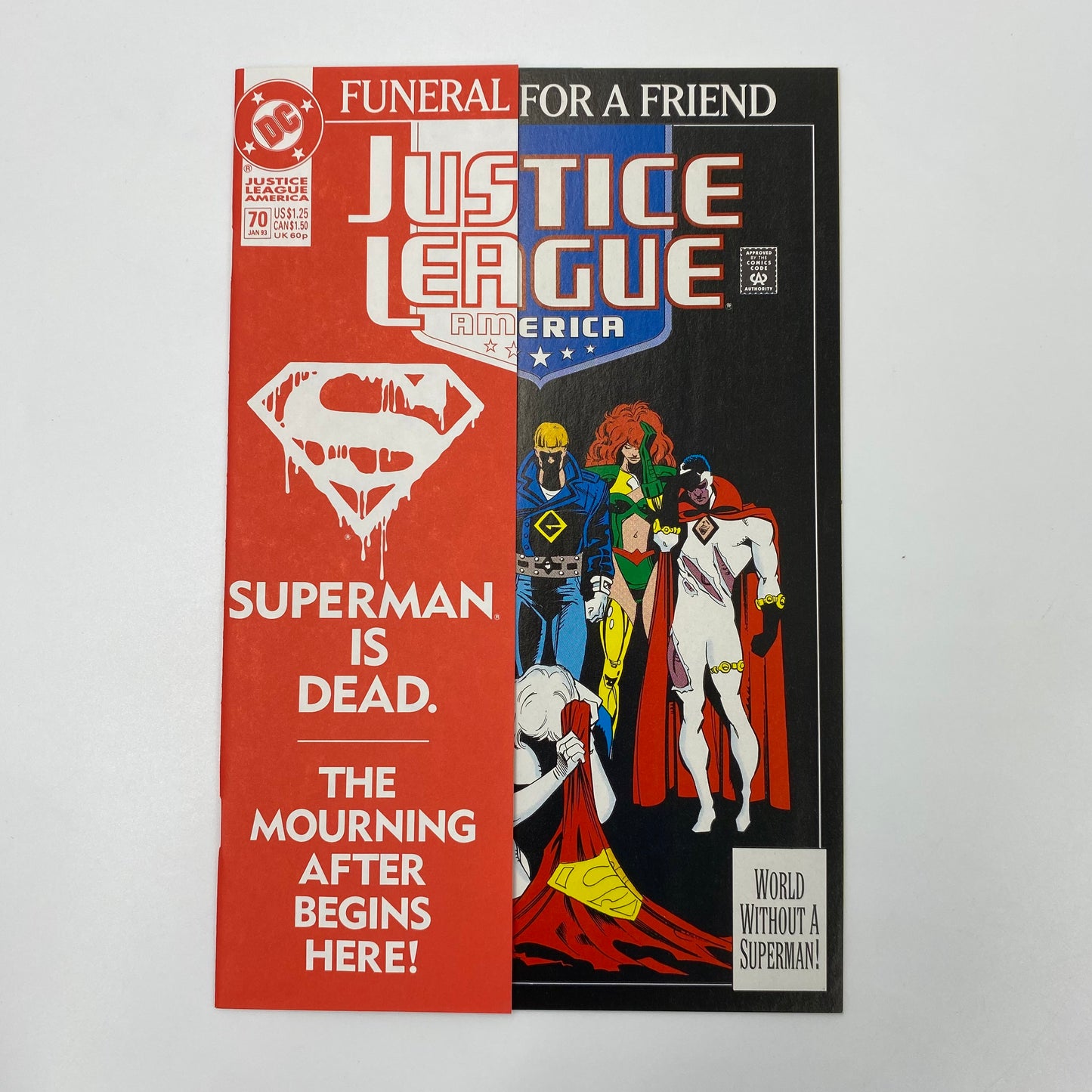 Justice League #70 Funeral for a Friend part 1.2 (1993) DC (NM+)