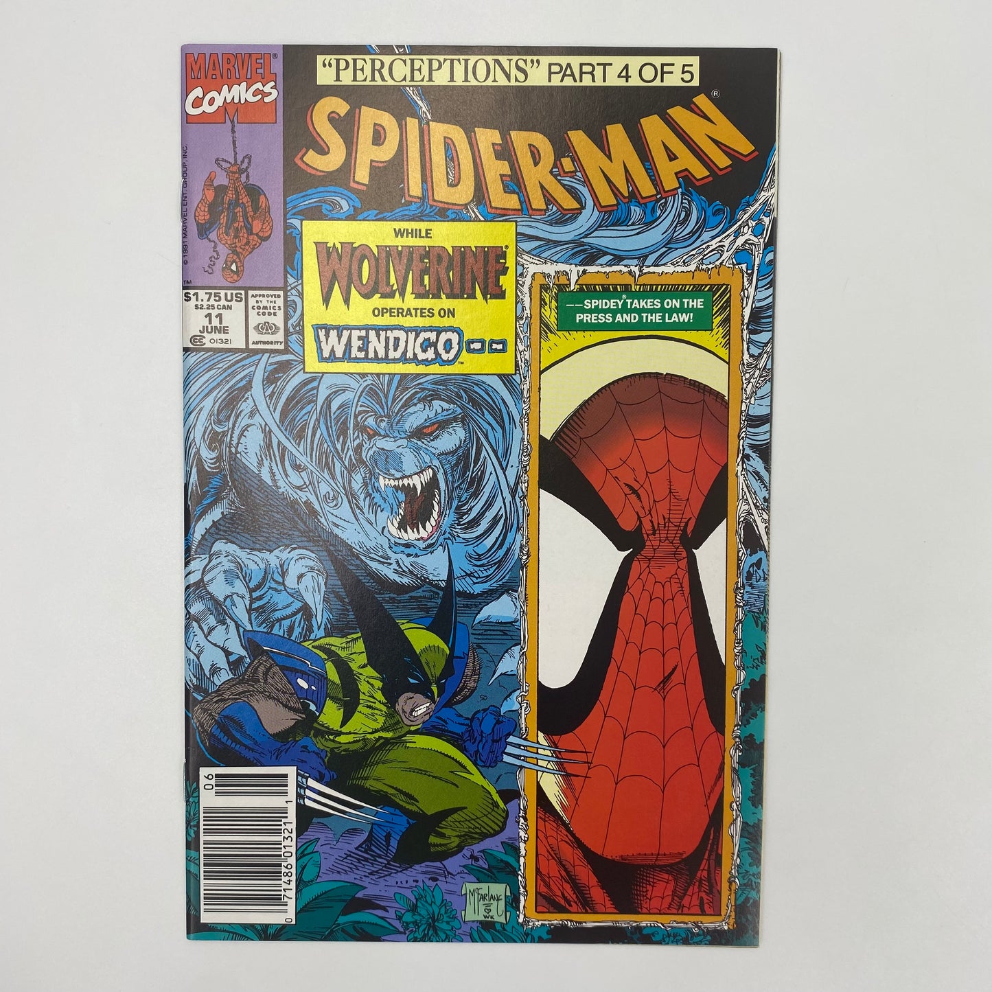Spider-Man #8-12 “Perceptions” (1991) Marvel (VF, VF, VF, VF, VF-)