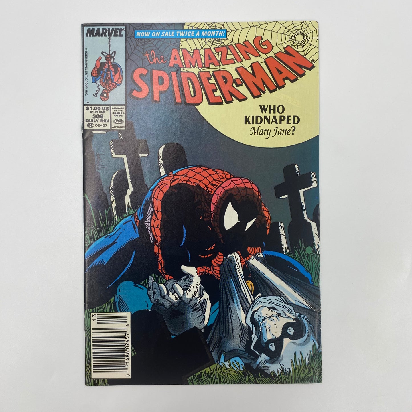 Amazing Spider-Man #308 newsstand edition (1988) Marvel (FN-)