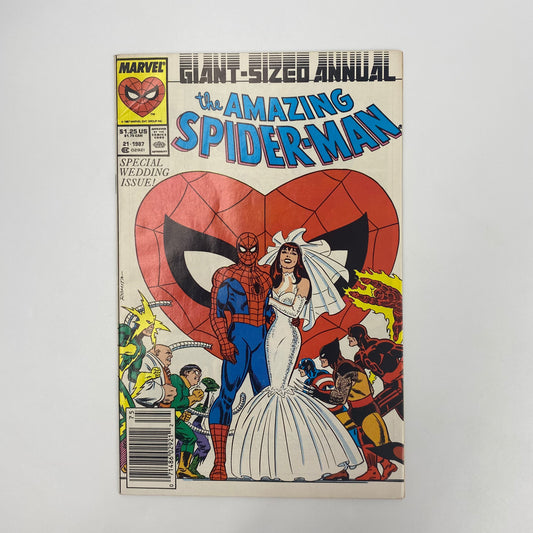 Amazing Spider-Man Annual #21 “The Wedding” (1987) Marvel (VG+)
