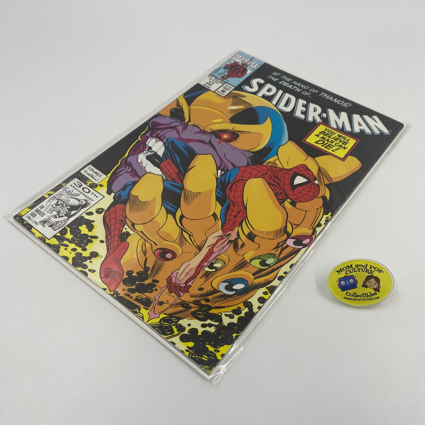 Spider-Man #17 “Infinity Gauntlet” (1991) Marvel (VG+)