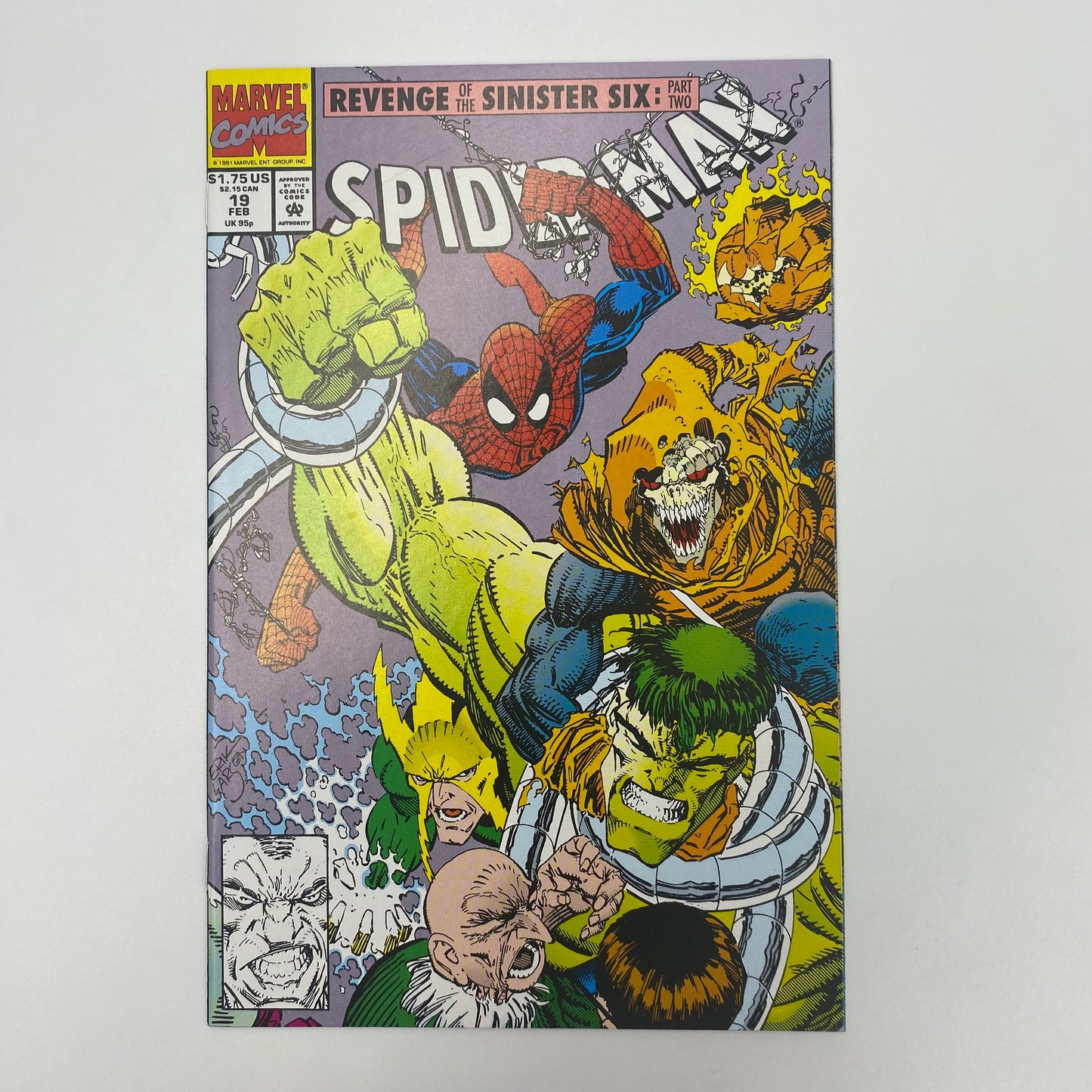 Spider-Man #19 direct edition (1992) Marvel (VF)