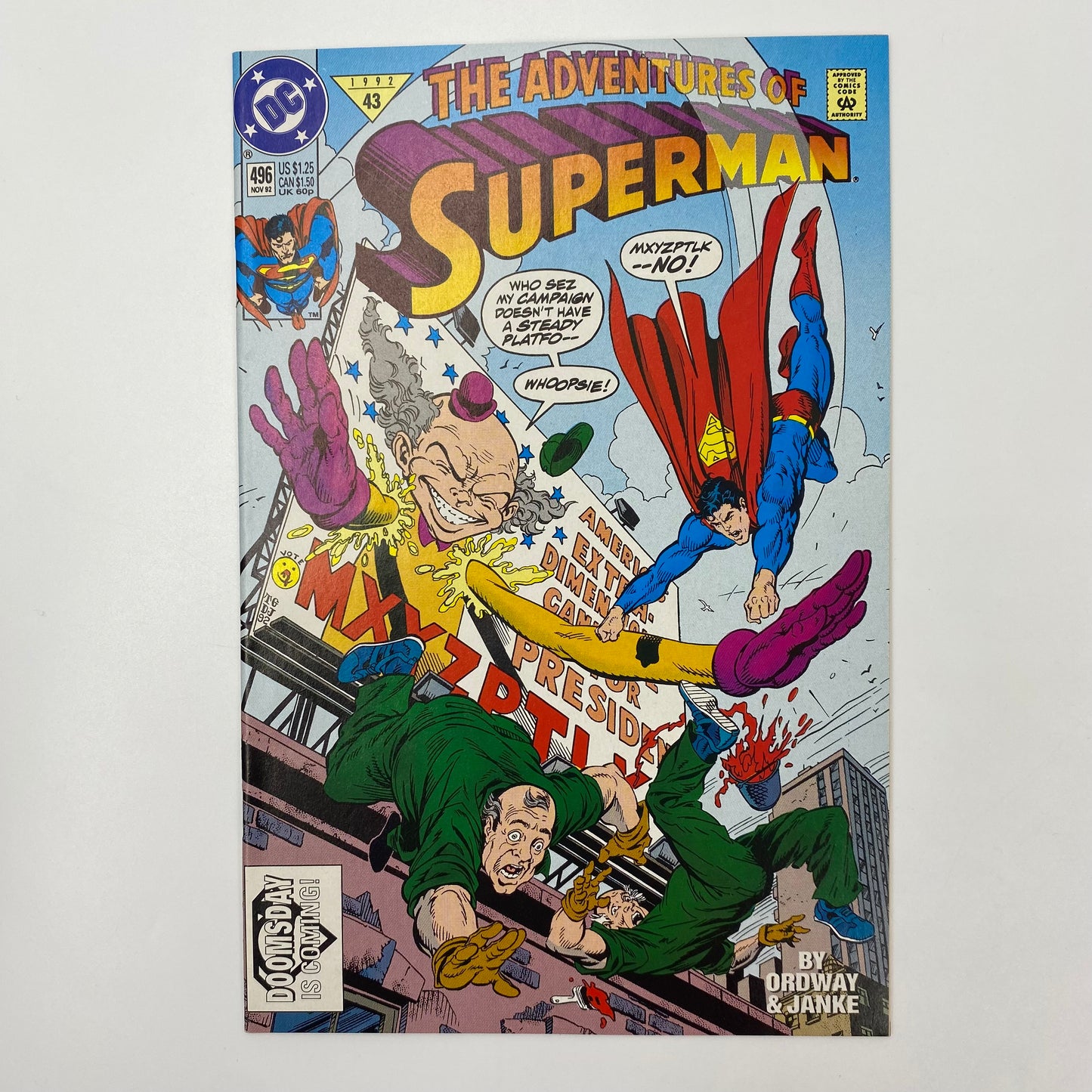 The Adventures of Superman #496 (1992) DC (VF-)