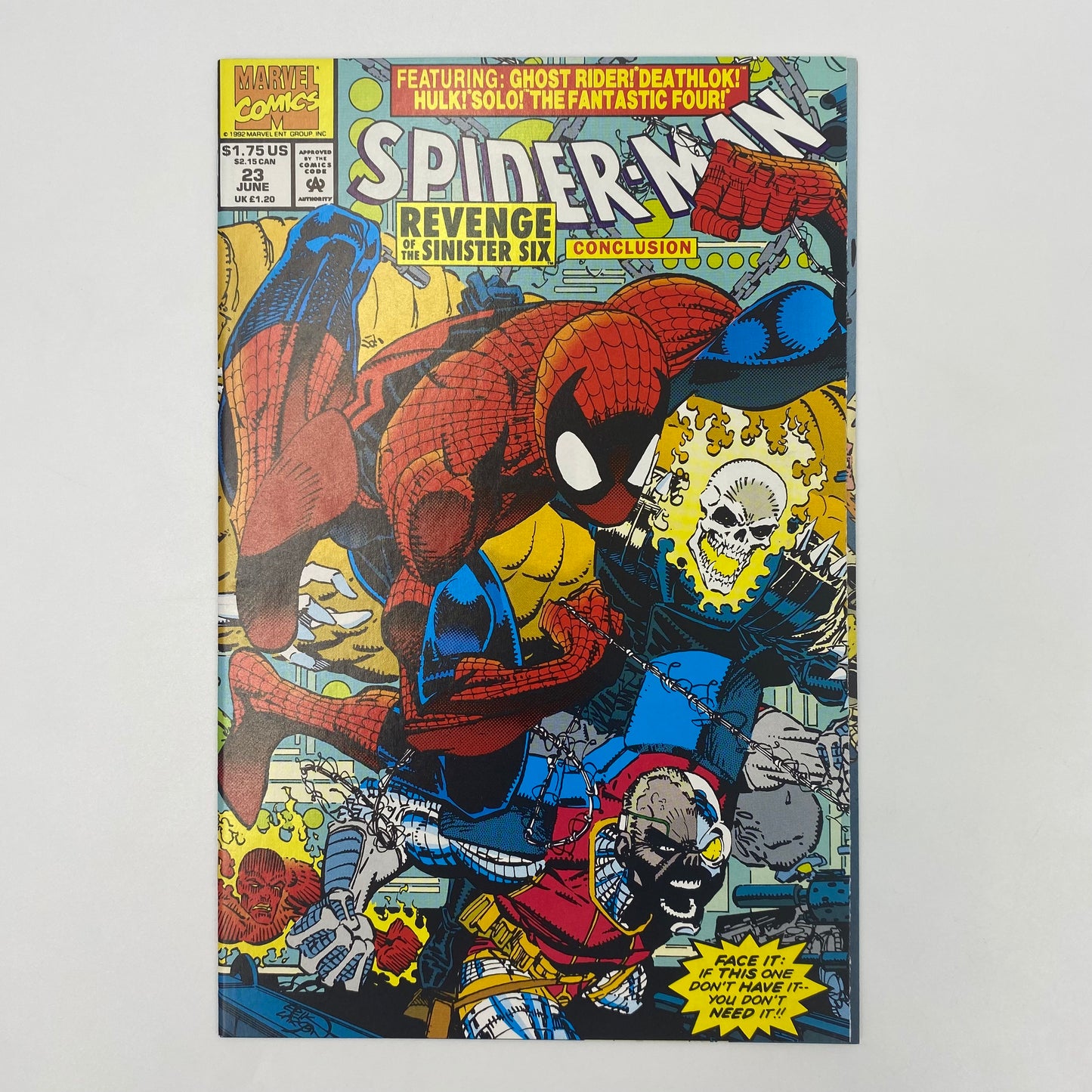 Spider-Man #23 direct edition (1992) Marvel (NM)