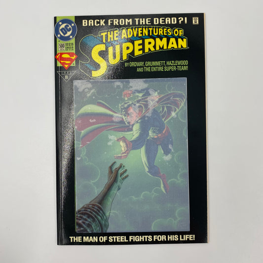 The Adventures of Superman #500 Reign of the Supermen! part 0 (1993) DC (GD) collectors cover
